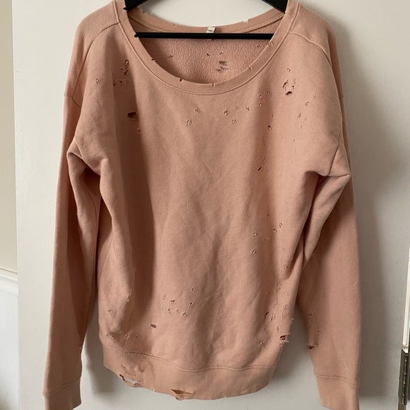 Express Distressed Sweatshirt | Poshmark